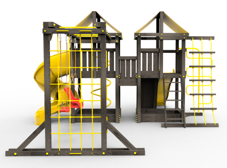 Детская площадка Пикник "Блэк" Пацифик Лайт с винтовой трубой