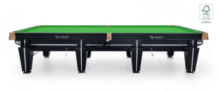 картинка Стол / снукер "Magnum Pro" 12 ф (черный, плита 50 мм в комплекте с аксессуарами) с системой подогрева плит от магазина Лазалка