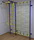 картинка Детский спортивный комплекс ДСК "Пионер-С3н" с комбинированной лестницей (пристеночный) (сине-желтый) ПВХ от магазина Лазалка