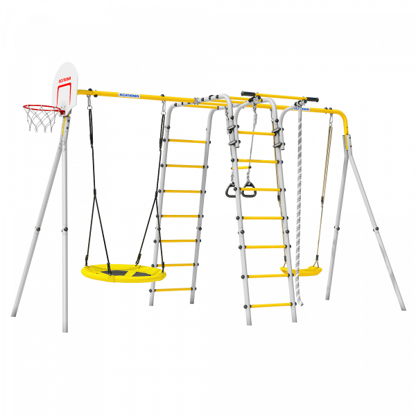 Детский спортивный комплекс для дачи Веселая лужайка PRO (Комплект №7)