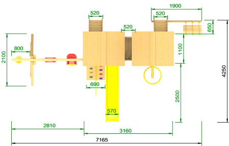 Детская площадка Пикник "Стандарт Д" Твин Вираж
