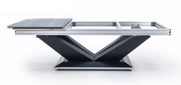 картинка Стол / пул "Victory II Plus" 8 ф (черный) с плитой от магазина Лазалка