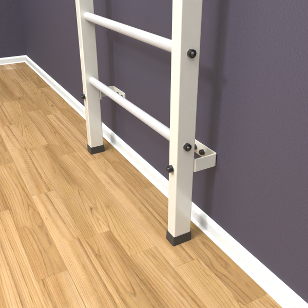 Шведская стенка «LittleSport» ПУ 2.0 Белый белые ступени