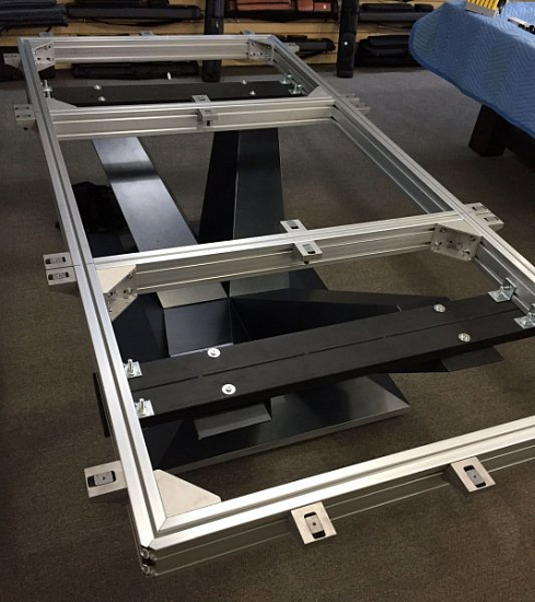 картинка Стол / пул "Victory II Plus" 8 ф (черный) с плитой от магазина Лазалка