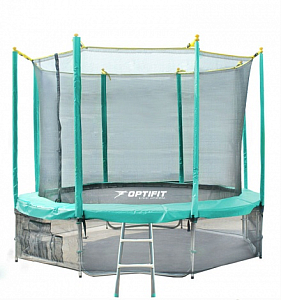 Батут Optifit Like Green 12Ft зеленый