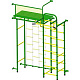 картинка Детский спортивный комплекс ДСК "Пионер 10 лестница" зелено-желтый от магазина БэбиСпорт