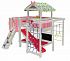 Детский ДОМАШНИЙ игровой комплекс - чердак ДК3Р (Розовый)