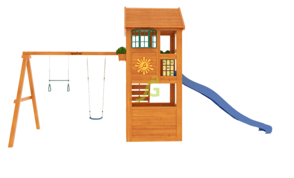 картинка Детская площадка "Клубный домик" от магазина Лазалка