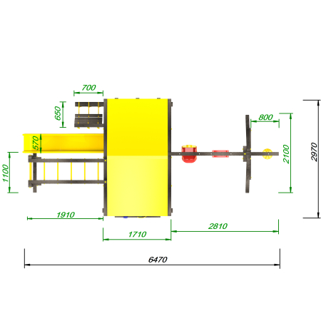 Детская площадка Пикник "Блэк" Неверлэнд