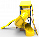 Детская игровая площадка Пикник  "Элит" с винтовой трубой (синий)