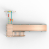 Детская площадка - деревянная горка Пикник "Зима №3" Лэйк с рукоходом