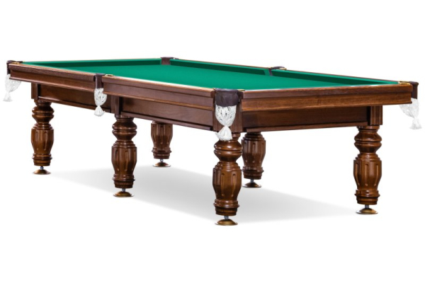 Стол / пирамида "Печора" (8 футов, 6 ног, под шар 60мм, 25мм камень) борта ясень