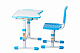 Комплект парта и стул-трансформеры FunDesk Sole ll Blue (голубой)