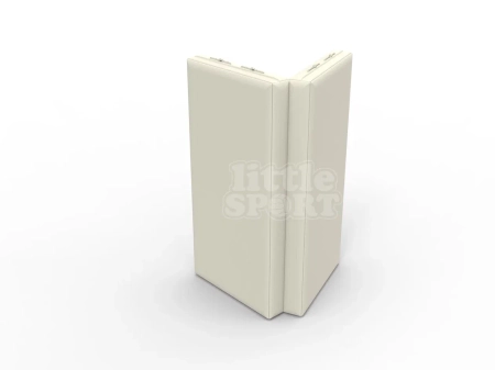 Мат кожзам LittleSport (100х100х10см) складной бежевый