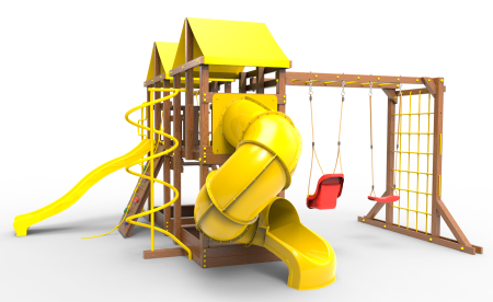 Детская площадка Пикник "Оптимус" Пацифик Лайт с винтовой трубой