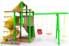 картинка Детская игровая площадка Пикник  "Элит" с винтовой трубой (зеленый) от магазина Лазалка