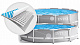 картинка Каркасный бассейн Prism Frame 366х99см, фильтр-насос 2006 л/ч, лестница, 8592л, 41кг, Intex, 26716 от магазина БэбиСпорт
