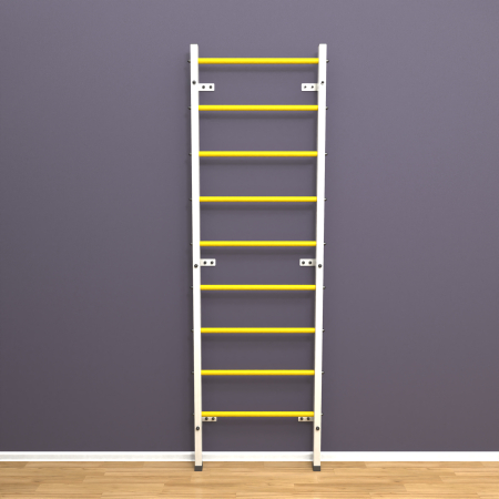 картинка Шведская стенка "LittleSport" (белый*желтый) от магазина Лазалка