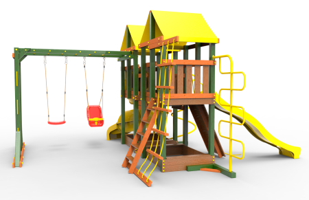 Детская площадка Пикник "Вега" Пацифик Лайт с винтовой трубой