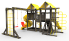 Детская площадка Пикник "Блэк" Пацифик Лайт с винтовой трубой